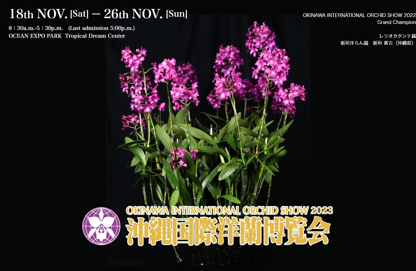 OKINAWA INTERNATIONAL ORCHID SHOW
