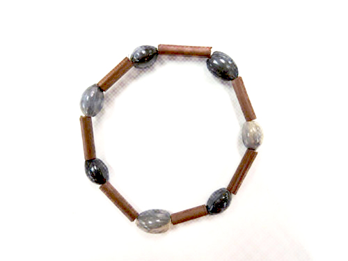 4月植物のクラフト作り体験「ジュズダマとコシダでブレスレット作り」