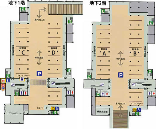 地下1･2樓停車場 平面圖