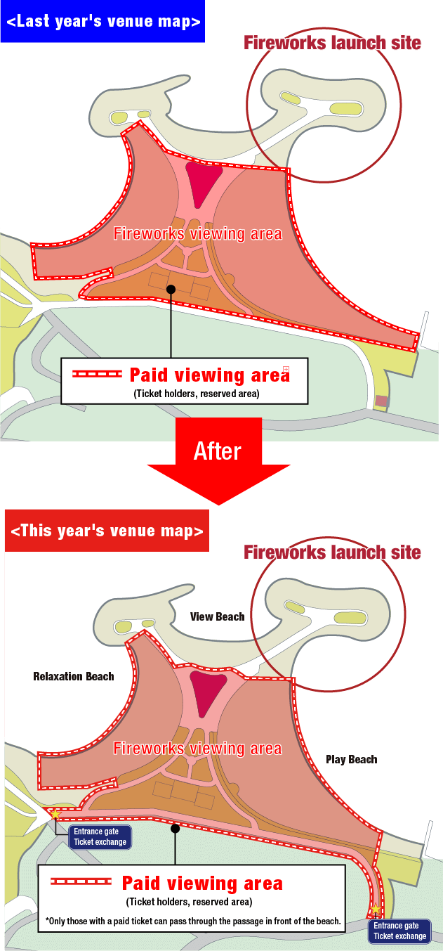 Changes to the expansion of paid areas
