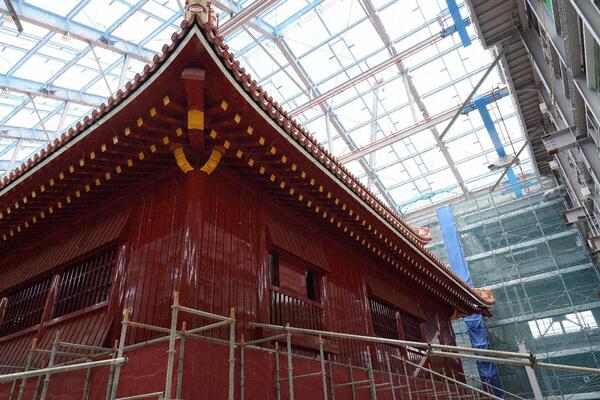 正殿外観の完成