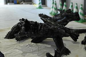 向拝奥の獅子　箔押しのメイン画像