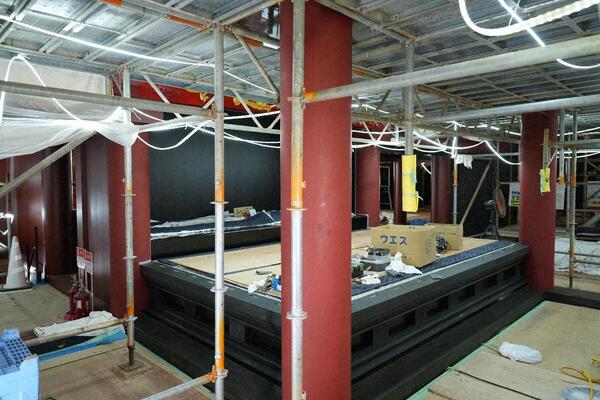 2階御差床　塗装状況