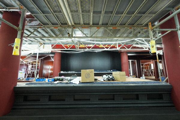 2階御差床　塗装状況 