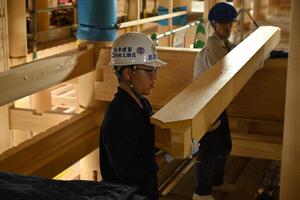 1階御差床　廻縁取付けのメイン画像