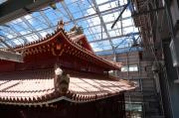 正殿外観の完成 