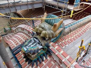 龍頭棟飾　設置のメイン画像