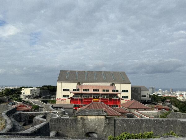 東のアザナより素屋根解体過程 