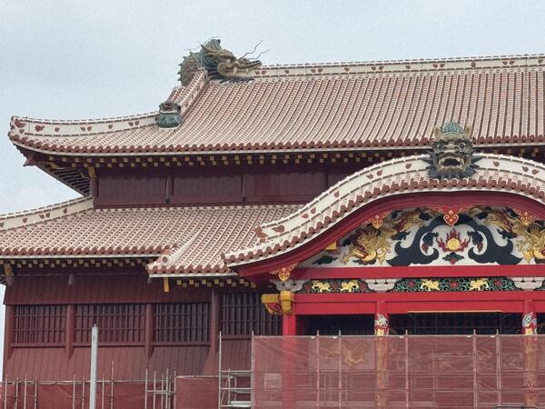 素屋根解体過程（2025年10月） 