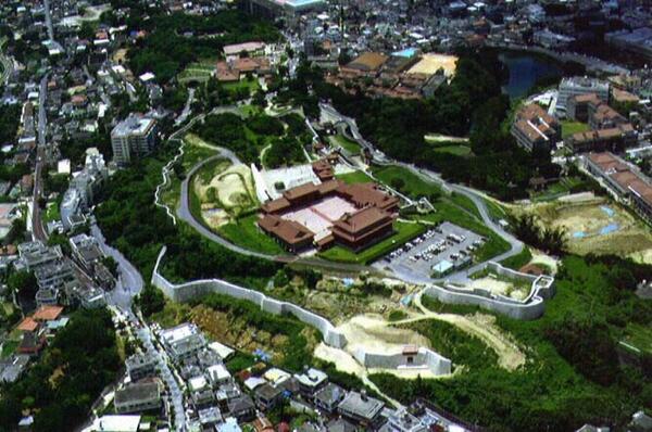 航空写真｜首里城公園全景－南東側より
