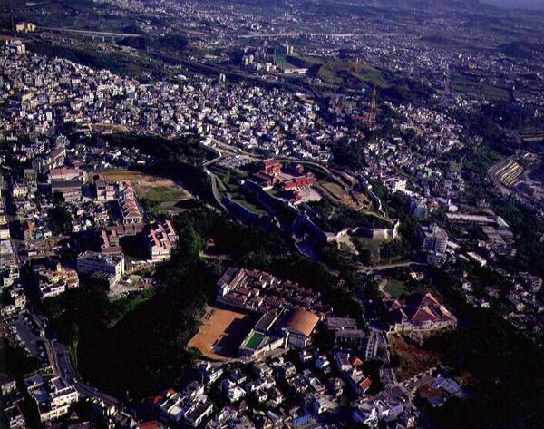 航空写真｜首里城公園全景－北側