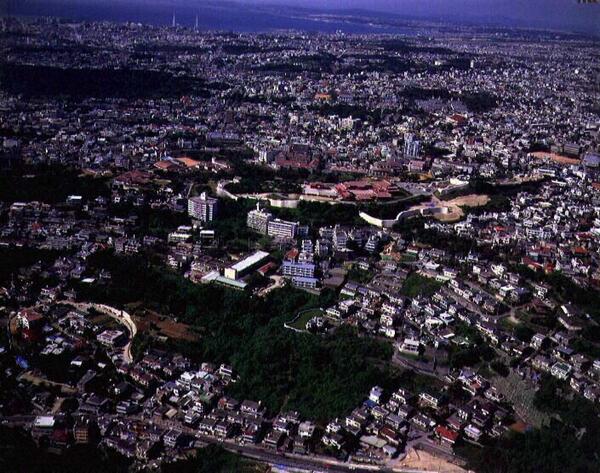 航空写真｜首里城公園全景（南側～）