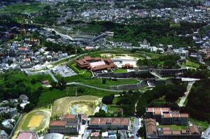 航空写真｜首里城公園全景－北東側よりのメイン画像