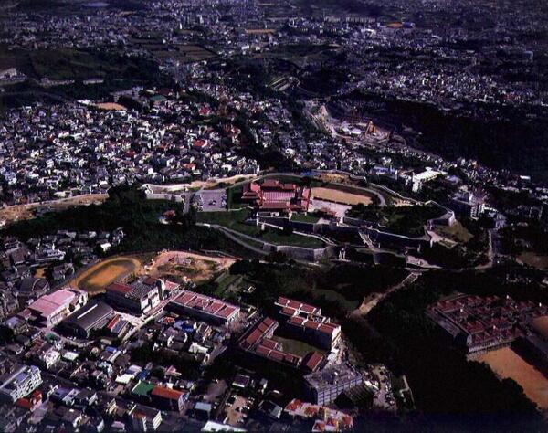 航空写真｜首里城公園全景（北側～）