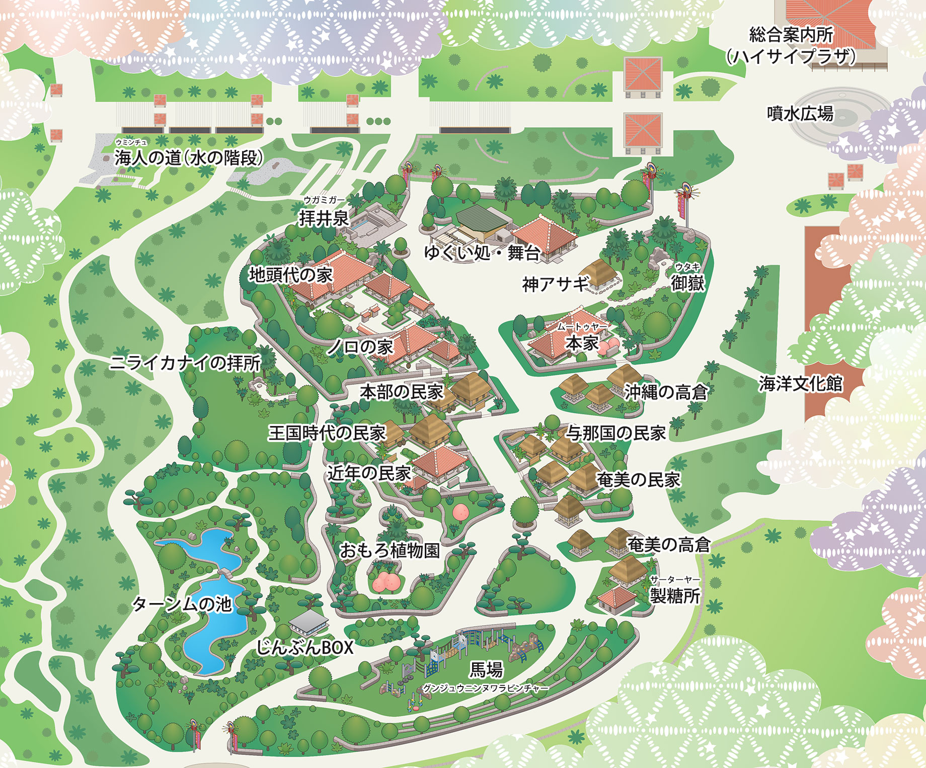 郷土村探検マップ