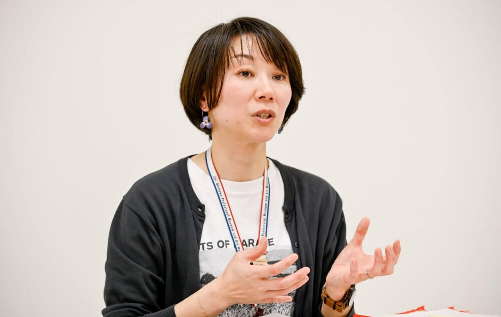 インタビュー風景