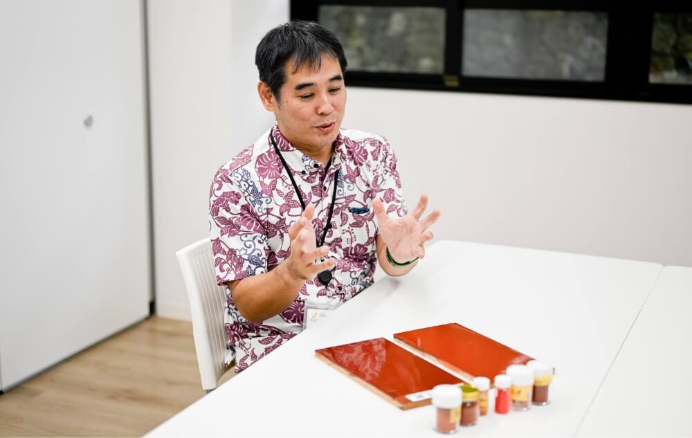 インタビュー風景