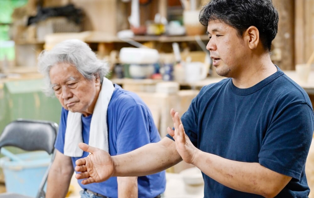 インタビュー風景