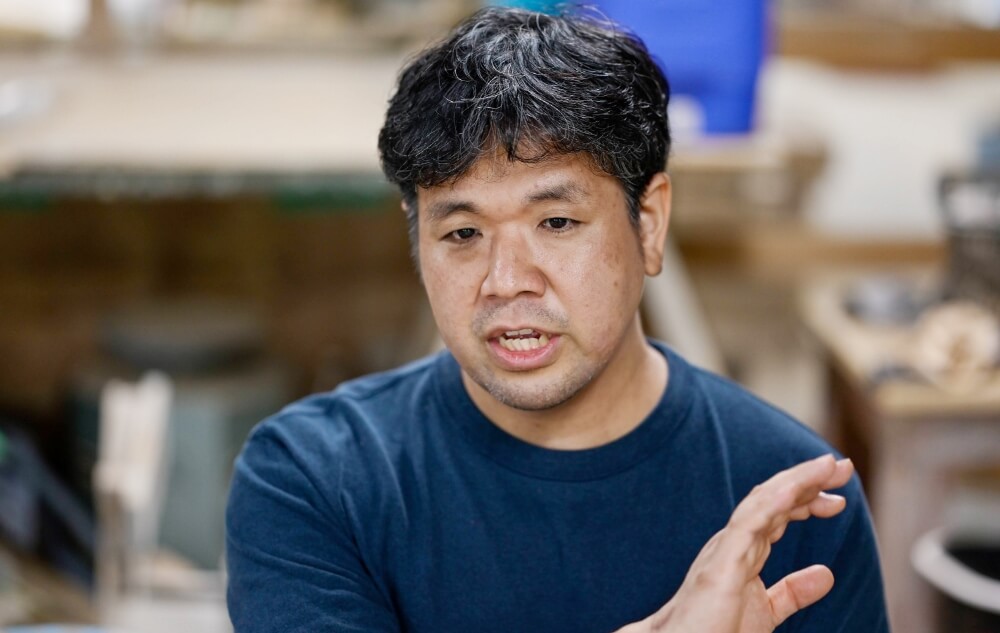 インタビュー風景