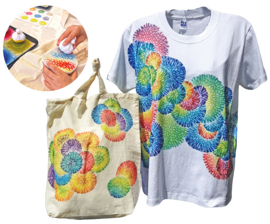 サンゴ染め体験